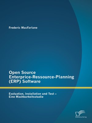 cover image of Open Source Enterprice-Ressource-Planning (ERP) Software
